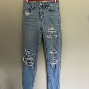 American eagle light wash jeans